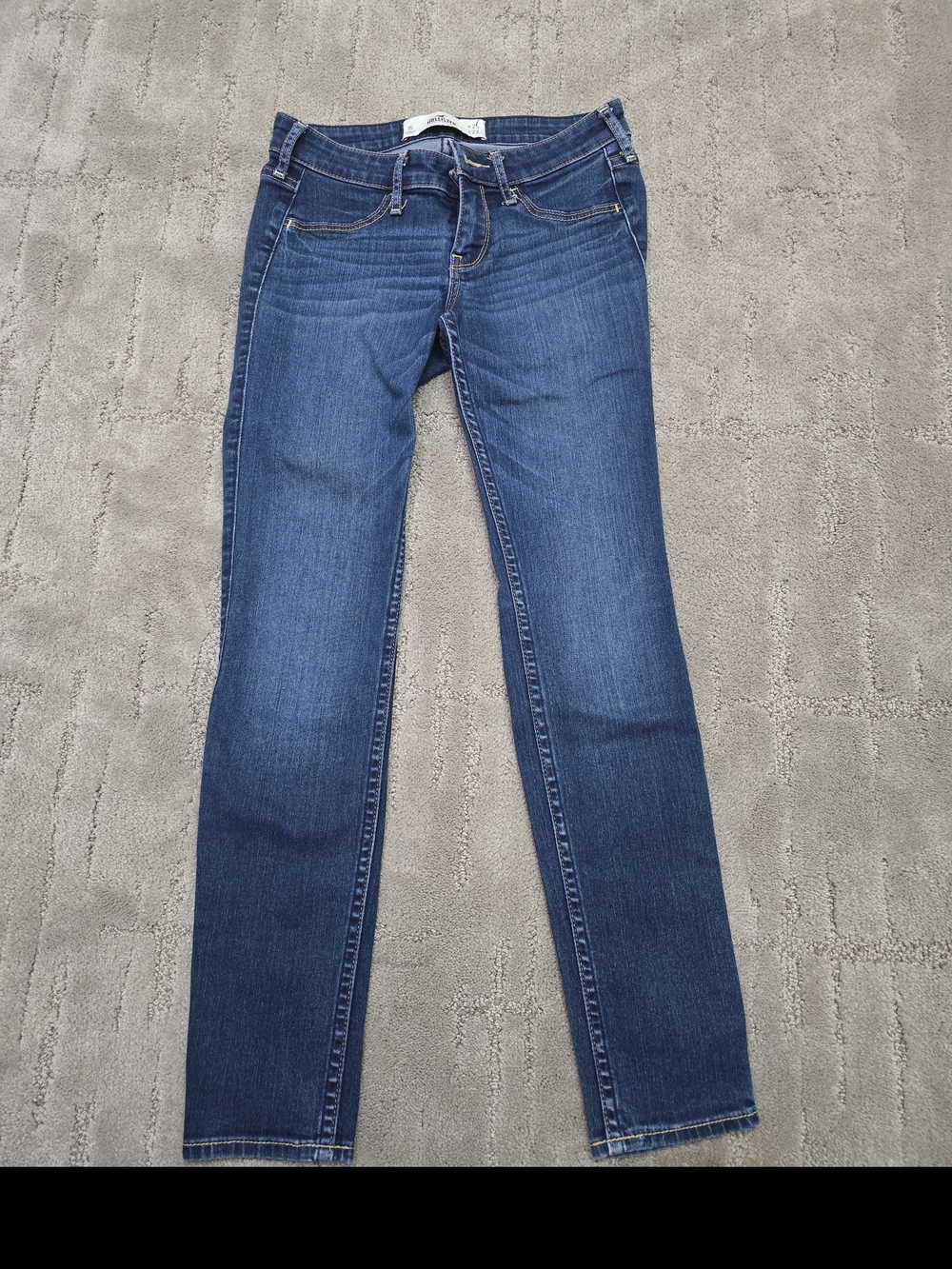 Hollister Women's Straight Leg Blue Denim Jeans